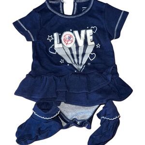 Baby girls clothing NY Yankees